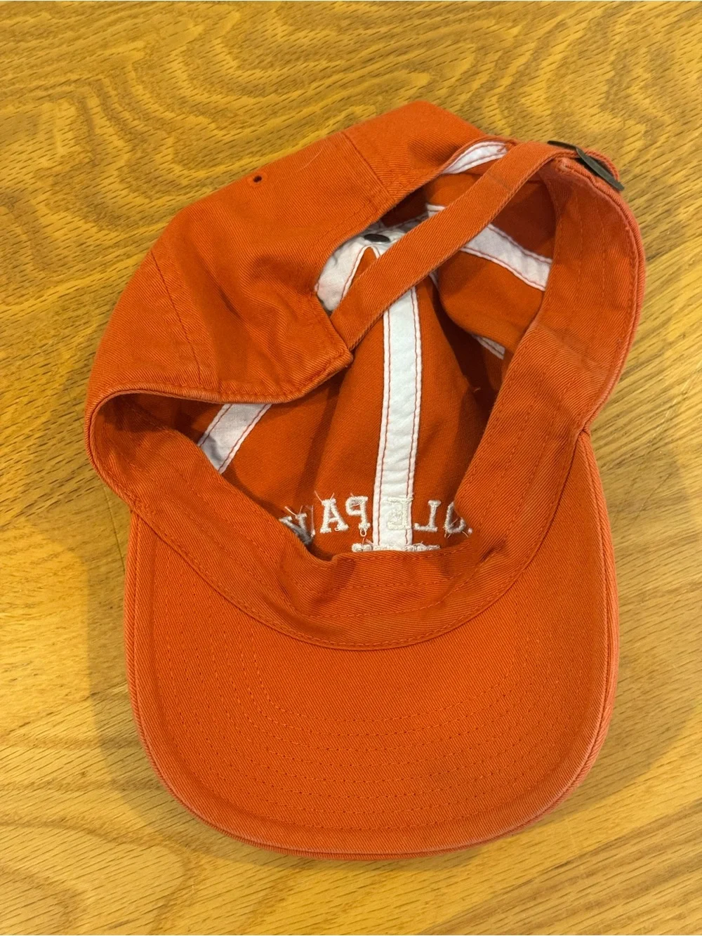 Oriole Park Baltimore Embroidered Orange Baseball Cap (100% Cotton)